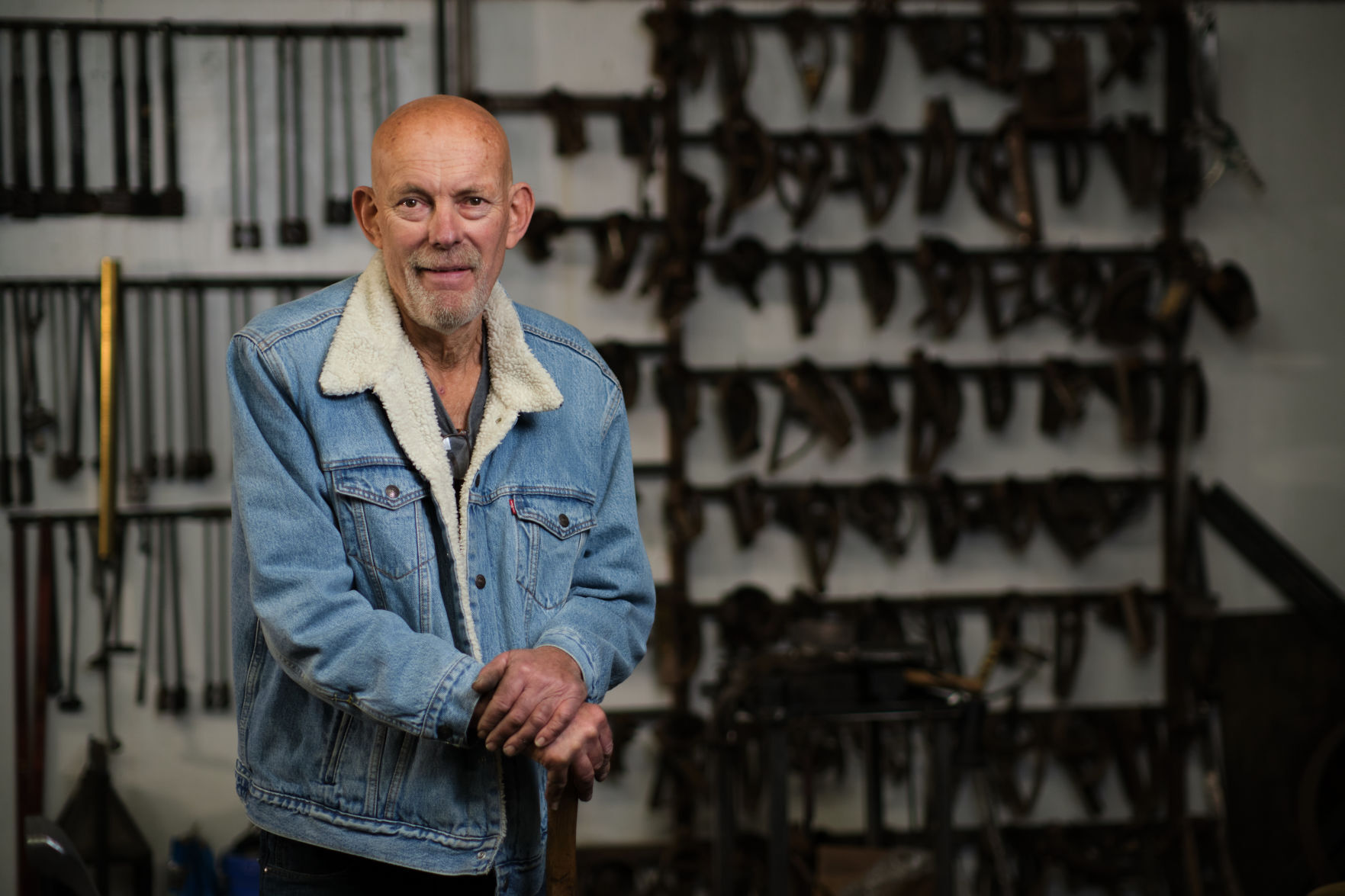 Hans Duus, owner of Hans Duus Blacksmith in Santa Maria